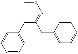 1,3-Diphenylacetone O-methyl oxime Struktur