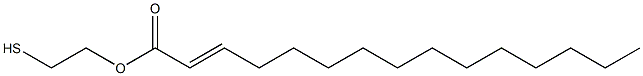 2-Pentadecenoic acid 2-mercaptoethyl ester Struktur