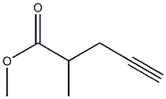 4-Pentyne-2-carboxylic acid methyl ester Struktur