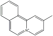 2-Methylbenzo[a]quinolizinium Struktur