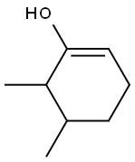 5,6-Dimethyl-1-cyclohexen-1-ol Struktur