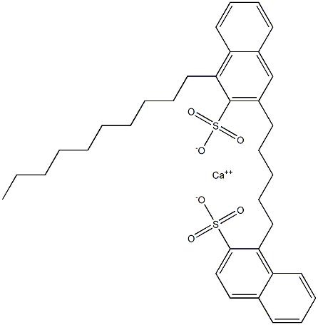 Bis(1-decyl-2-naphthalenesulfonic acid)calcium salt Struktur