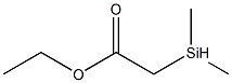 Dimethylsilylacetic acid ethyl ester Struktur