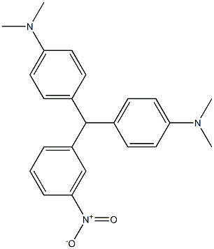 4,4'-(3-Nitrophenylmethylene)bis(N,N-dimethylaniline) Struktur