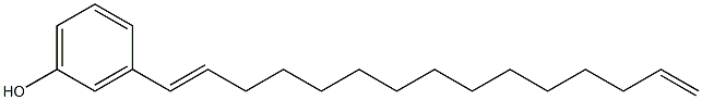 3-(1,14-Pentadecadienyl)phenol Struktur