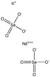 Potassium neodymium selenate Struktur