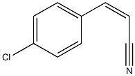 (Z)-3-(4-Chlorophenyl)propenenitrile Struktur