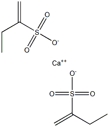 Bis(1-butene-2-sulfonic acid)calcium salt Struktur