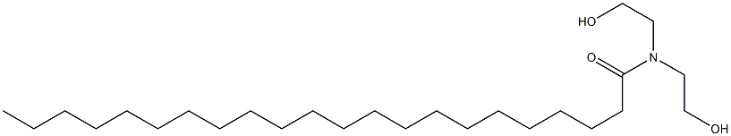 N,N-Bis(2-hydroxyethyl)docosanamide Struktur