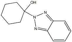 1-(2H-Benzotriazol-2-yl)cyclohexanol Struktur