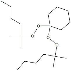 1,1-Bis(1,1-dimethylpentylperoxy)cyclohexane Struktur