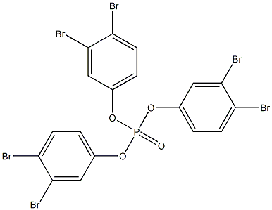 Phosphoric acid tris(3,4-dibromophenyl) ester Struktur