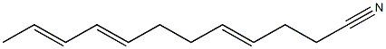 4,8,10-Dodecatrienenitrile Struktur