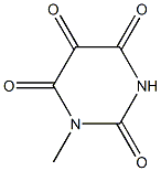 3-Methylpyrimidine-2,4,5,6(1H,3H)-tetrone Struktur