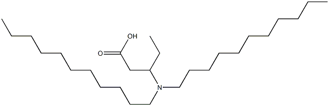 3-(Diundecylamino)valeric acid Struktur