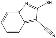 2-Mercaptopyrazolo[1,5-a]pyridine-3-carbonitrile Struktur