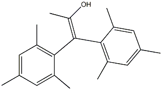 2,2-Bis(2,4,6-trimethylphenyl)-1-methylethene-ol Struktur