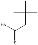 N,3,3-Trimethylbutanethioamide Struktur