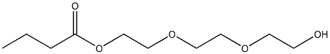 Butyric acid 2-[2-(2-hydroxyethoxy)ethoxy]ethyl ester Struktur