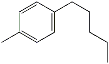 4-Pentyltoluene Struktur