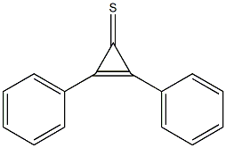 1,2-Diphenyl-1-cyclopropene-3-thione Struktur