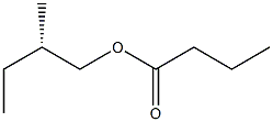 (+)-Butyric acid (S)-2-methylbutyl ester Struktur