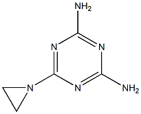 6-(Aziridin-1-yl)-1,3,5-triazine-2,4-diamine Struktur