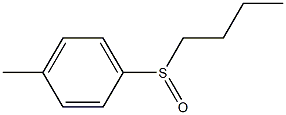 Butyl 4-methylphenyl sulfoxide Struktur