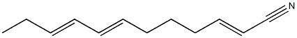 2,7,9-Dodecatrienenitrile Struktur