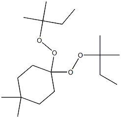 4,4-Dimethyl-1,1-bis(tert-pentylperoxy)cyclohexane Struktur