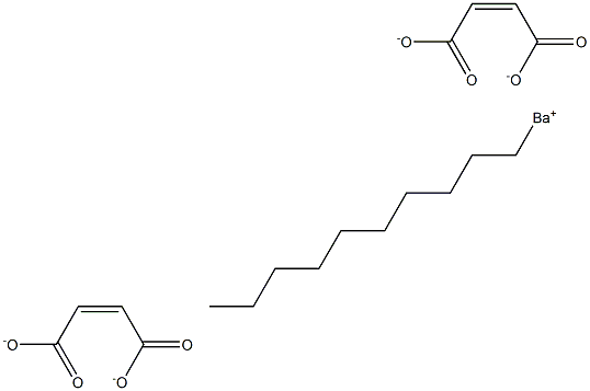 Bis(maleic acid 1-decyl)barium salt Struktur