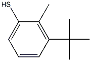 3-tert-Butyl-2-methylbenzenethiol Struktur