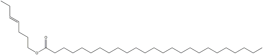 Pentacosanoic acid 4-heptenyl ester Struktur