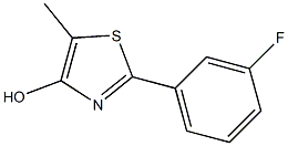 2-(3-Fluorophenyl)-5-methylthiazol-4-ol Struktur