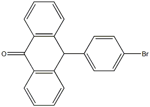 10-(4-Bromophenyl)anthrone Struktur