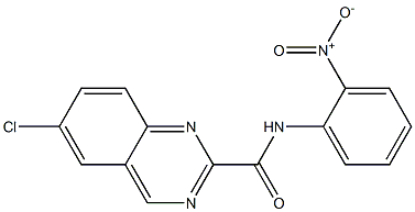 N-(2-Nitrophenyl)-6-chloroquinazoline-2-carboxamide Struktur