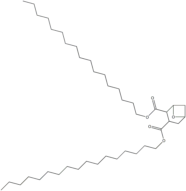 7-Oxabicyclo[3.1.1]heptane-2,3-dicarboxylic acid diheptadecyl ester Struktur