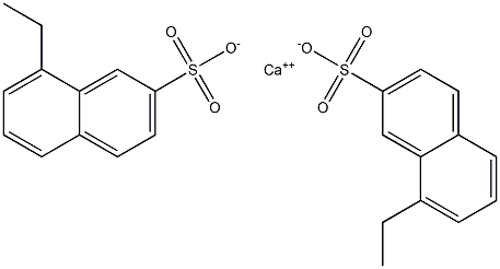 Bis(8-ethyl-2-naphthalenesulfonic acid)calcium salt Struktur