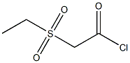 (Ethylsulfonyl)acetic acid chloride Struktur