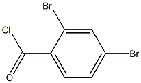 2,4-Dibromobenzoic acid chloride Struktur