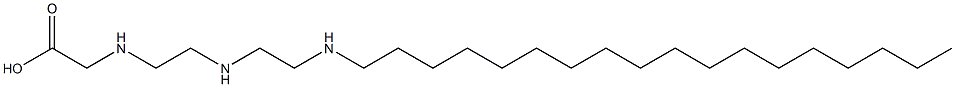 N-[2-[2-(Octadecylamino)ethylamino]ethyl]glycine Struktur