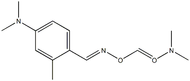 2-Methyl-4-(dimethylamino)benzaldehyde O-dimethylaminocarbonyl oxime Struktur