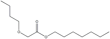 Butoxyacetic acid heptyl ester Struktur