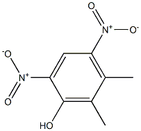 2,4-Dinitro-5,6-dimethylphenol Struktur