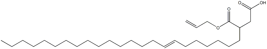 3-(7-Tricosenyl)succinic acid 1-hydrogen 4-allyl ester Struktur