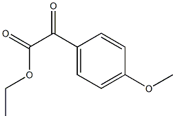 2-(4-Methoxyphenyl)glyoxylic acid ethyl ester Struktur