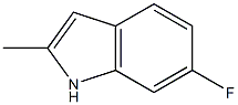 2-Methyl-6-fluoro-1H-indole Struktur