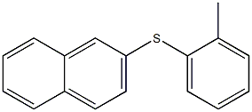 2-((2-Methylphenyl)thio)naphthalene Struktur