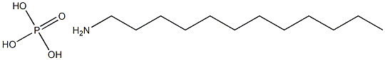 Dodecylamine phosphate Struktur