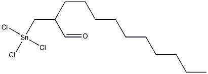 2-[(Trichlorostannyl)methyl]dodecan-1-one Struktur